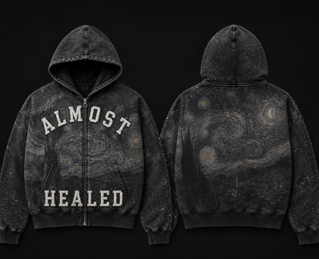 ALMOST HEALED- Washed Black